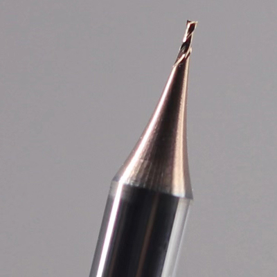 ナノの上塗を施してある炭化タングステン0.4 Mmのエンド ミルHrc65